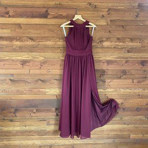 JJ's House Bridesmaid dress - Burgundy